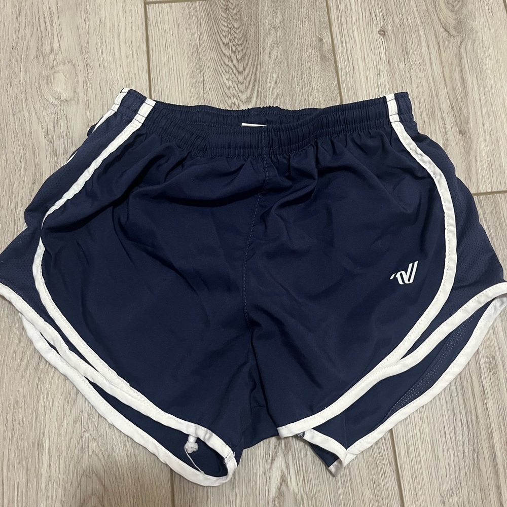 Varsity Navy Running Shorts